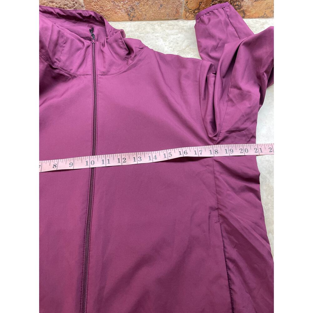 Uniqlo Jacket Packable Hooded Size M Purple Ultra Light Parka Outdoor Spring - Picture 8 of 9